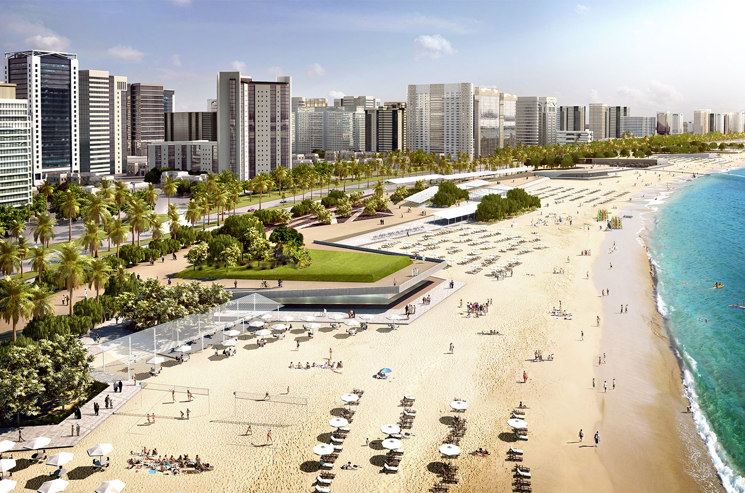 Abu Dhabi Corniche Beach