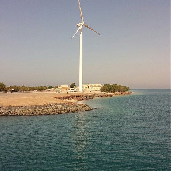 Sir Baniyas Island wind turbine